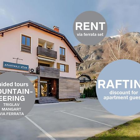 Apartments Skok With Rafting And Free Parking Bovec Eksteriør billede